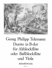 BP 2479 • TELEMANN Duetto B-dur (TWV 41:B3) - Part.u.St.