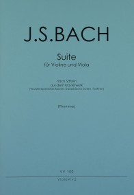 VV 100 • BACH - Suite D-dur, für Violine und Bratsche