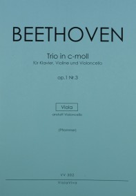 VV 302 • BEETHOVEN - Klaviertrio c-moll, op1/3