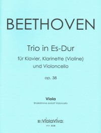 VV 308 • BEETHOVEN - Klaviertrio «nach Septett» ES Viola