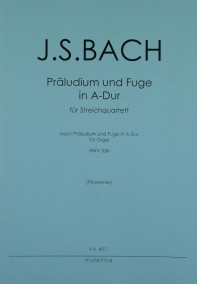VV 451 • BACH - Präludium und Fuge - Partitur, Stimmen (4)