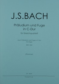 VV 454 • BACH - Präludium und Fuge in C-Dur