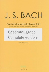 VV 601 • BACH - Wohltemp. Klavier 1, die Hefte 1-6