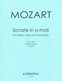 VV 637 • MOZART - Sonate a-moll - Partitur und 3 Stimmen