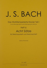 VV 642 • BACH - Wohltemperiertes Klavier Teil 1, Heft 6