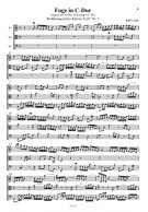 Notenbeispiel / Music example Fugue in C major