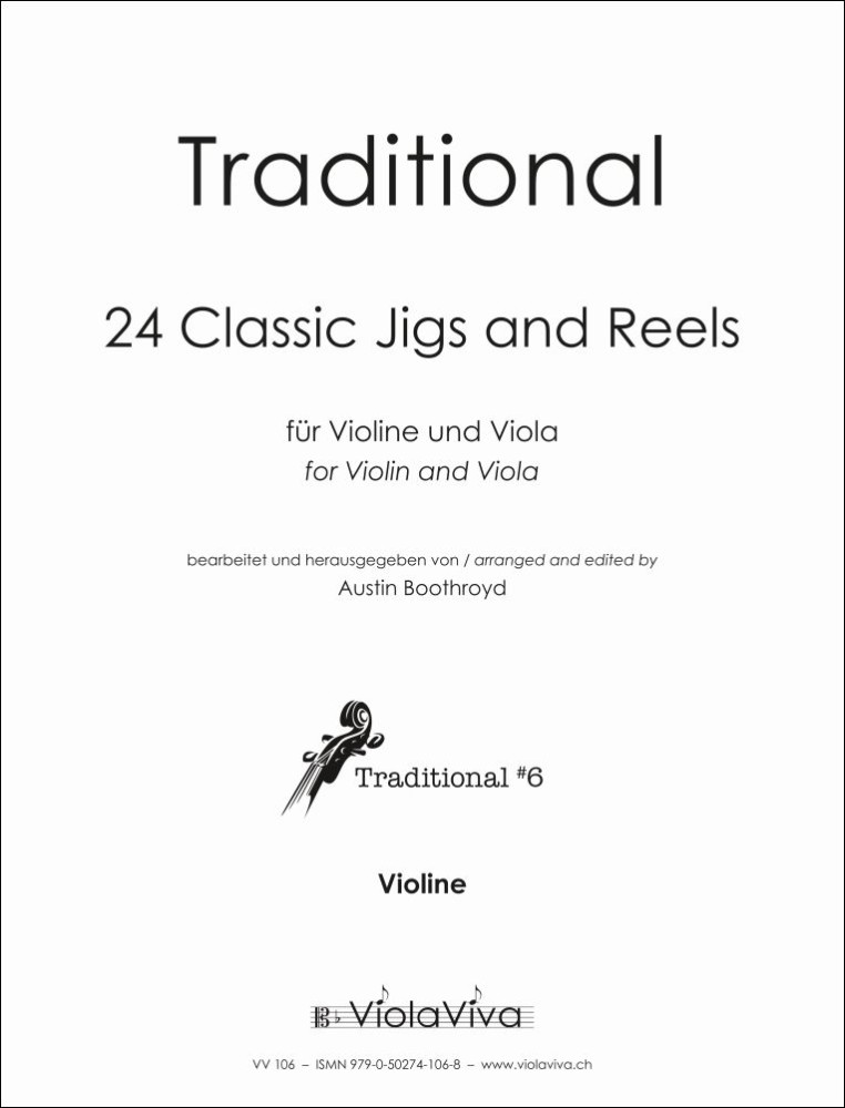 24 Classic Jigs and Reels, arrangiert für Violine und Bratsche